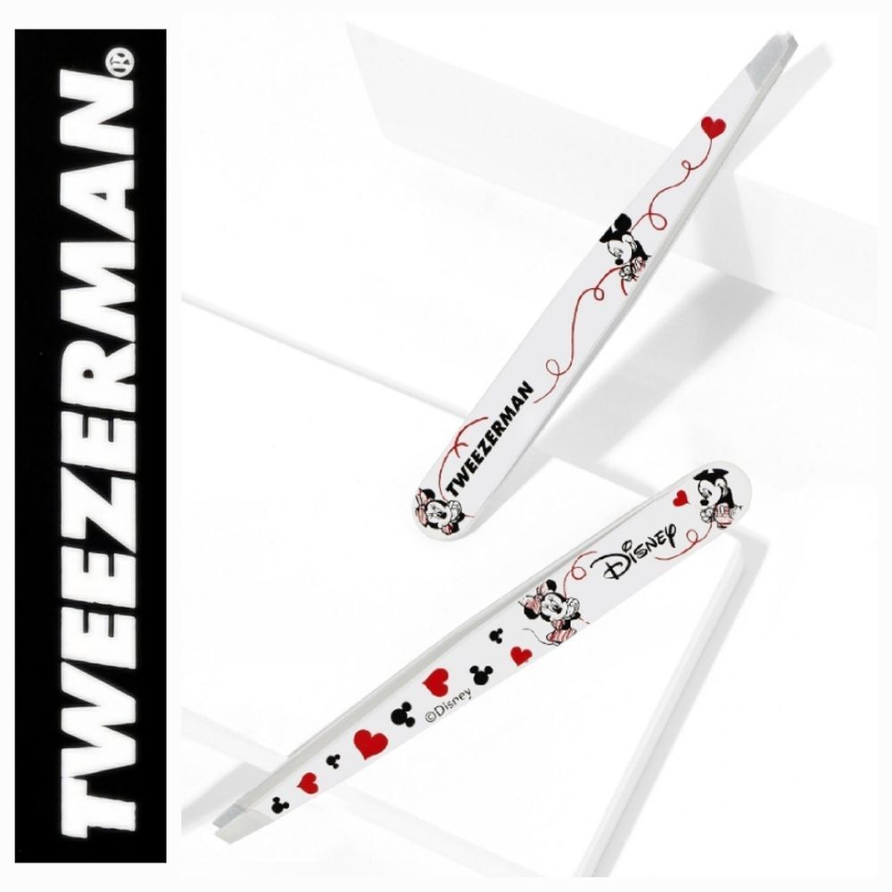 Tweezerman X Disney Mickey & Minnie Mouse‎ Forever In Love Slant Tweezer